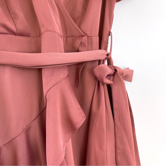 SHOWPO Thin Ice Sateen Satin Wrap Dress - Picture 8 of 12